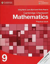 Cambridge Checkpoint Mathematics Coursebook 9